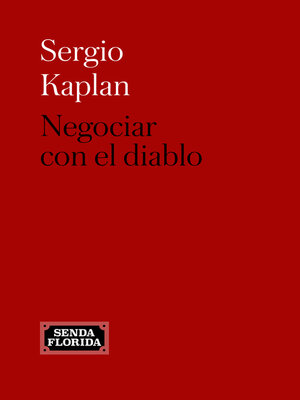 cover image of Negociar con el diablo